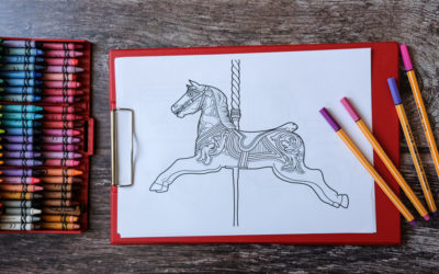 Colour in your own Galloper horse