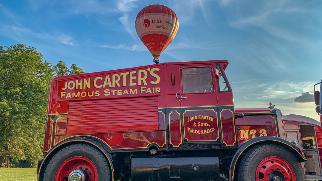 Carters steam fair visits Bath this august