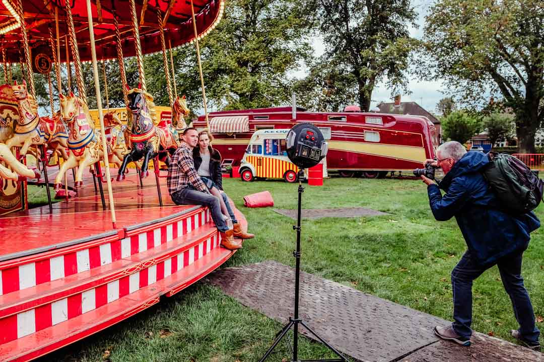 Vintage photo shoot at Carters Steam Fair