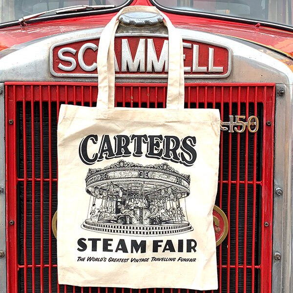 Carters Steam Fair tote bag, galloper