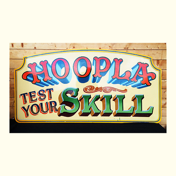 Hoopla Sign Artwork Carters Artwork Carters Steam Fair Hoopla Sign Artwork Carters Artwork Carters Steam Fair