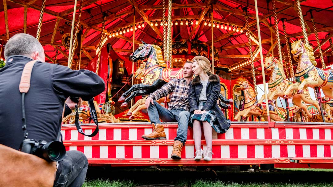 Photo shoot at Carters Steam Fair