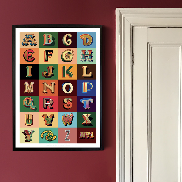 Carters Alphabet Poster