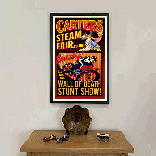 Carters Wall of Death Stunt Show Poster