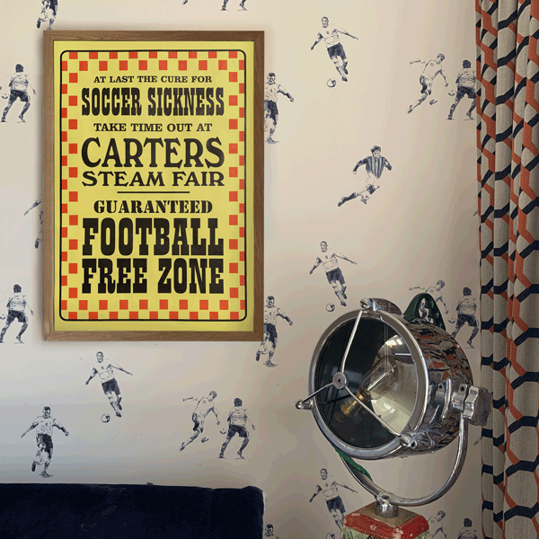 John Carter Soccer Sickness Poster