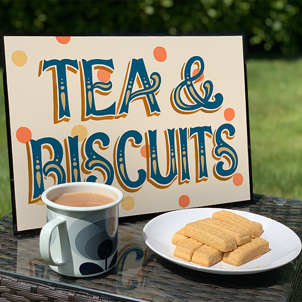 Tea & Biscuits Artwork, Joby Carter Originals Carters Steam Fair
