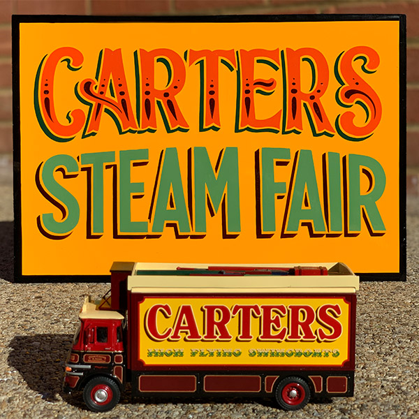 Carters Steam Fair Sign II - Joby Carter Original