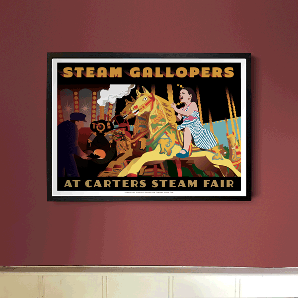 Carters Steam Galloper Poster