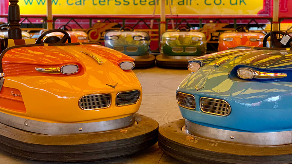 Exclusive family fun on beautifully restored vintage dodgems - Carters