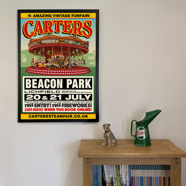 Carters Steam Fair - Beacon Park Poster