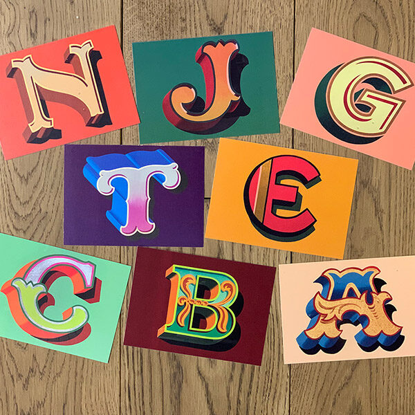 Alphabet Postcards