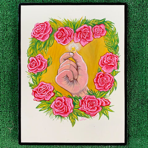 Diamond Ring - An Anna Carter Painting - Artwork, Joby Carter Originals