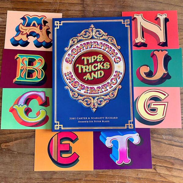 Signwriting Tips Tricks and Inspiration book by Joby Carter with free gift