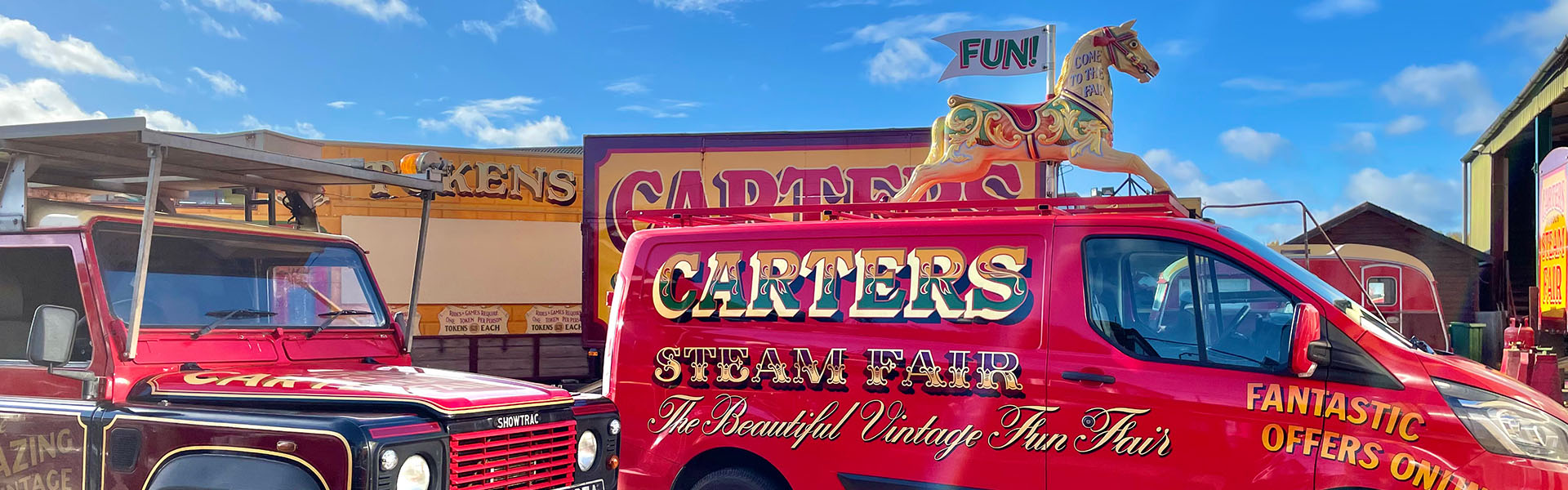 Carters Steam Fair HQ yard