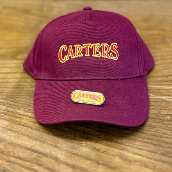 carters steam fair cap and pin badge bundle