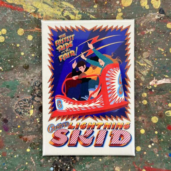 Lightning Skid Magnet
