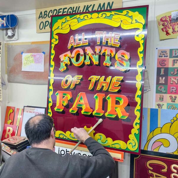 Joby Carter All the fonts of the fair