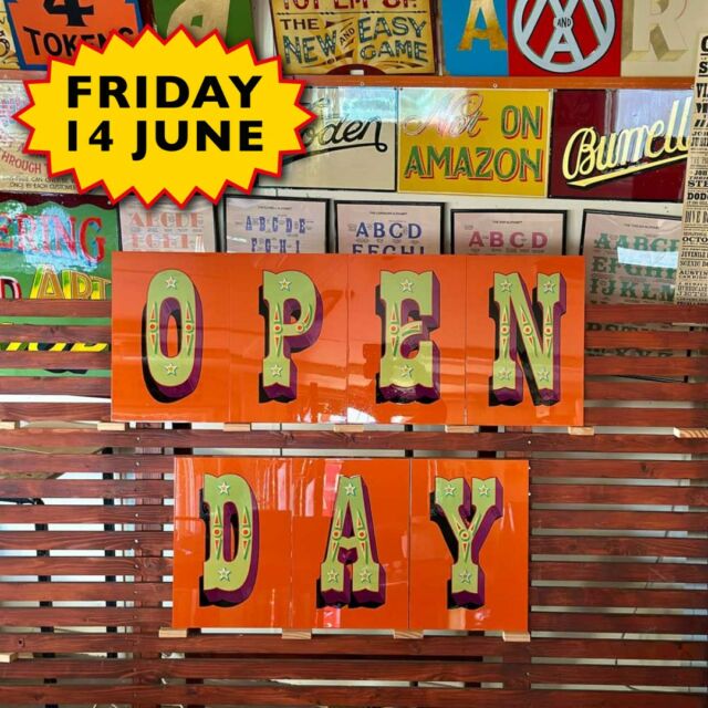 What's on when? Here's your handy guide to the next few days. 

Friday 14 – Sunday 16 June there are three open days at Carters Yard, the home of Carters Steam fair and Joby Carters restoration workshops. Open to the public with different events each day: 

👉 Friday 14 June, open 10-4pm (view the vintage vehicles, see the auction lots and get first dibs on memorabilia or hand painted letters)

👉 Saturday 15 June, open 10-4 with auction taking place at 12 noon: Auction of fairground art and handpainted signs. Joby is clearing out the sheds at the yard and has lots of lovely artwork needing a new home. All are welcome: guide prices are £25-£500 per piece. You’ll be able to preview the lots on Friday from 10-4pm or on Saturday morning before the auction. 

👉 Sunday 16 June, open 10-4pm: Signwriting Sunday event – free event with signwriting demonstrations. Come and watch some signwriters in action and enjoy all the hand painted lettering on display at the yard. 

👉 SALE: Across all of the open days you can buy one of the stunning hand painted letters that were painted for Joby's book and you'll get a second one half price. 

Free entry every day. 

🎠 Three of the remaining rides are built up: Lightning Skid, Gallopers and Steam Yachts so there's plenty of photo opportunities. 

📍 Find us at Carters Yard, Grove Park Industrial Estate, Waltham Road, White Waltham,� Maidenhead, SL6 3JF 

#maidenhead #myroyalborough #carterssteamfair #vintagefunfair #signwriting #artauction #handpaintedsigns #steamfair #heritageskill #traditionalskills #letterlovers #vintagefunfairs #signwritinglondon #shopsmall